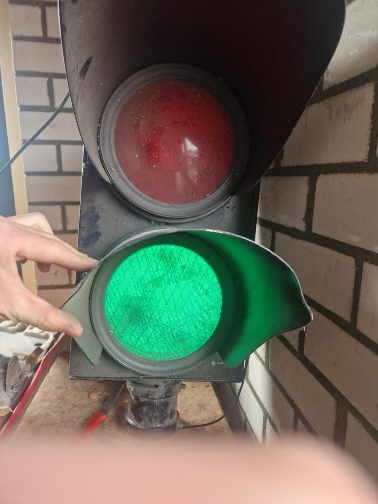 Verkeerslicht rood en groen, Verzamelen, Ophalen of Verzenden