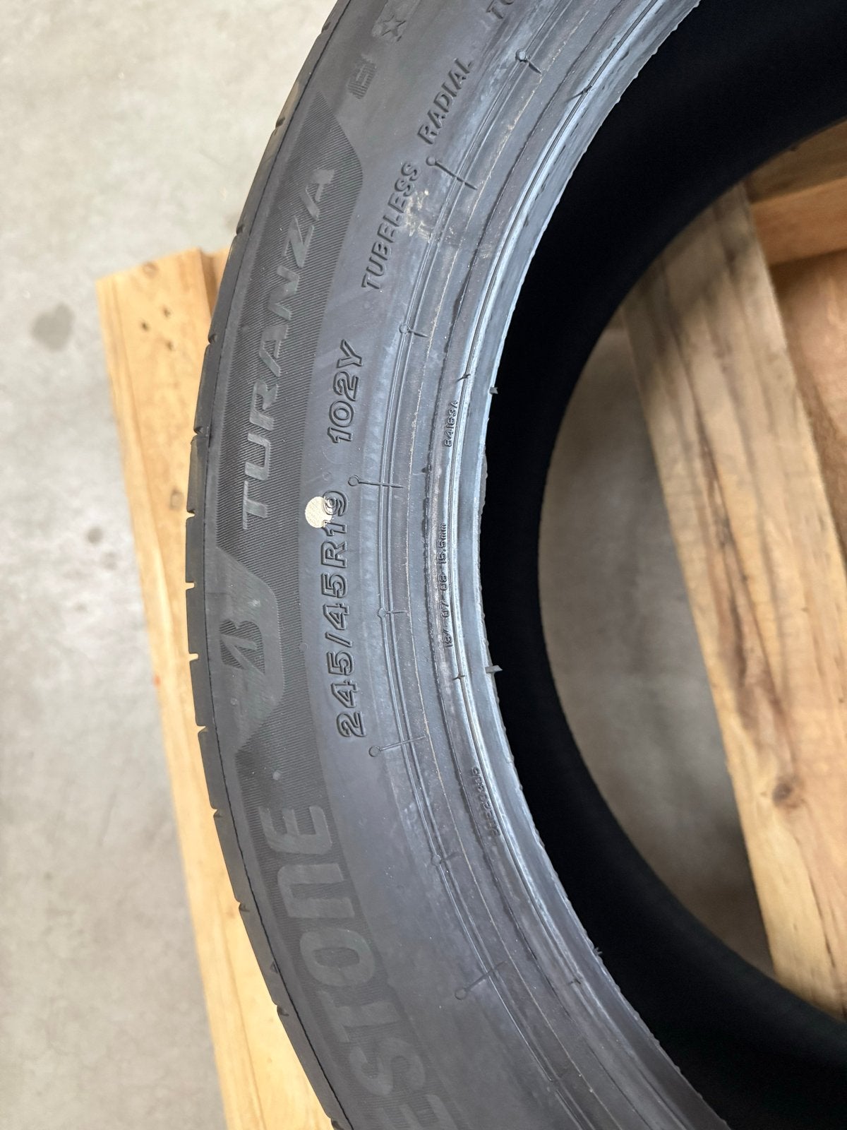 4 Bridgestone Turanza 6 banden 19 inch – zo goed als nieuw, Band(en), Personenwagen, Zomerbanden, Ophalen