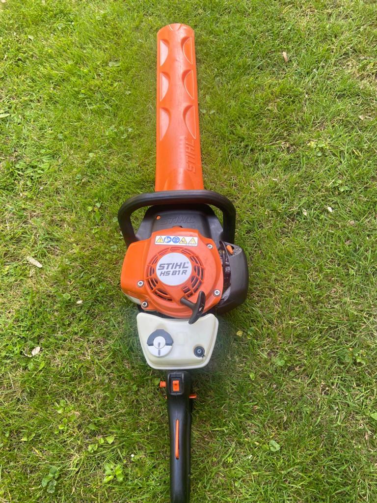 Stihl HS81R  heggenschaar, Tuin en Terras, Heggenscharen, Ophalen, Zo goed als nieuw, Benzine