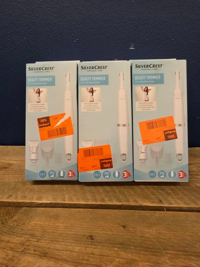 6 x SilverCrest Beauty Trimmer nieuw, Ophalen of Verzenden, Nieuw, Gehele gezicht