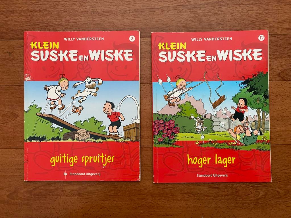 Klein Suske en Wiske - Guitige Spruitjes & Hoger Lager, Boeken, Meerdere stripboeken, Ophalen of Verzenden, Gelezen
