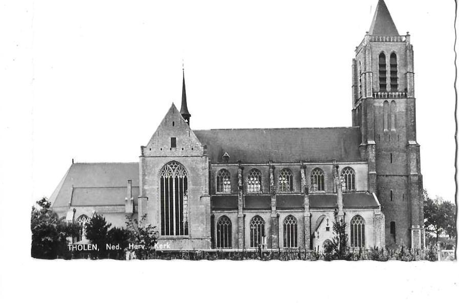 Tholen, Ophalen of Verzenden, 1960 tot 1980, Ongelopen, Zeeland