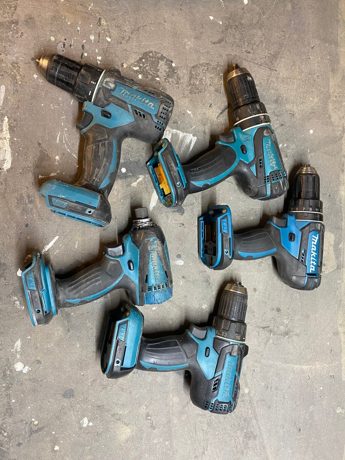 Makita boormachines Defect!, Doe-het-zelf en Verbouw, Boormachine, Gebruikt, Variabele snelheid, Ophalen of Verzenden