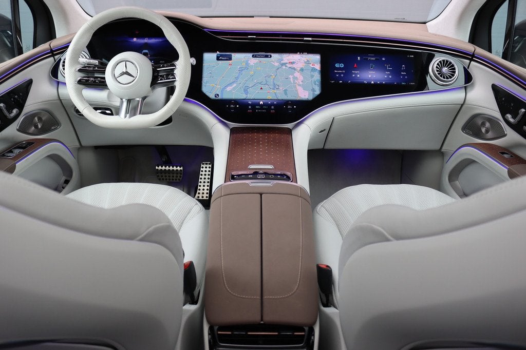 Mercedes-Benz EQS SUV 450+ AMG Line 118 kWh | Luchtvering |, Auto's, Mercedes-Benz, Achterwielaandrijving, Gebruikt, Parkeerassistent
