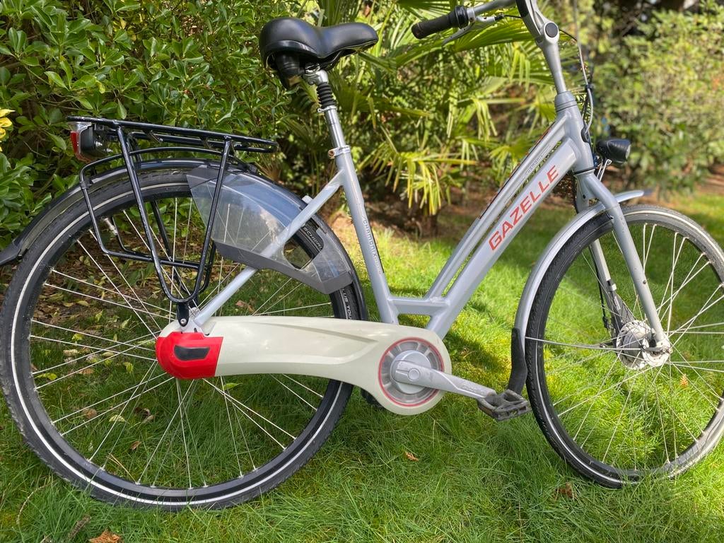 Gazelle Chamonix Pure damesfiets, Fietsen en Brommers, Ophalen, Minder dan 10 versnellingen, 56 cm of meer, Zo goed als nieuw