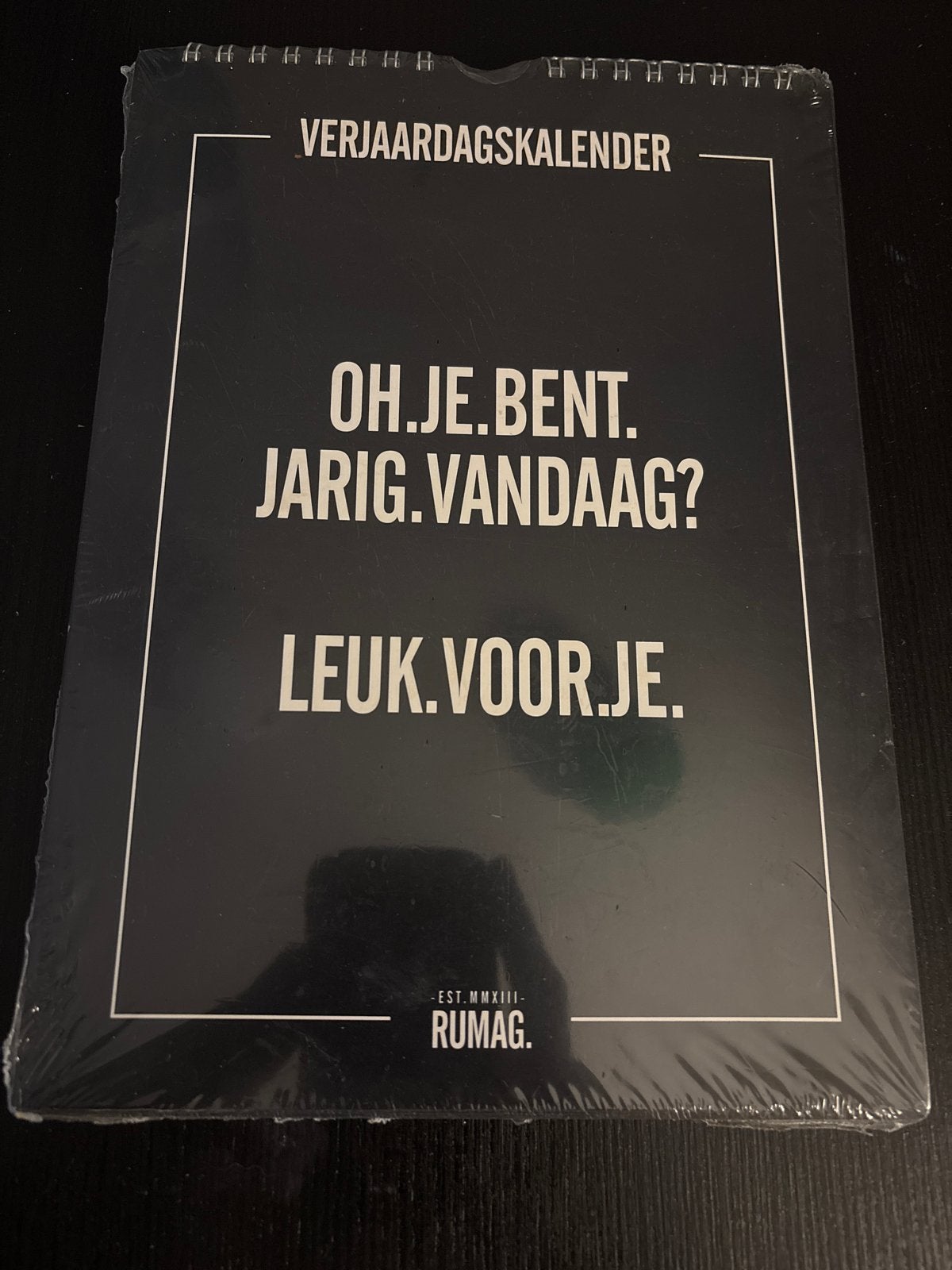 Rumag Verjaardags Kalender, Ophalen of Verzenden, Maandkalender, Nieuw