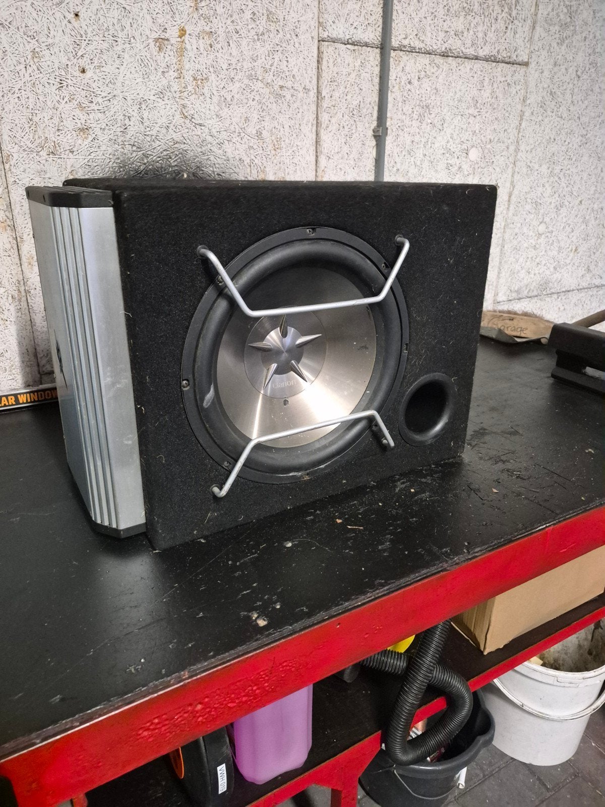 Clarion SW3013B Subwoofer met versterker, Ophalen
