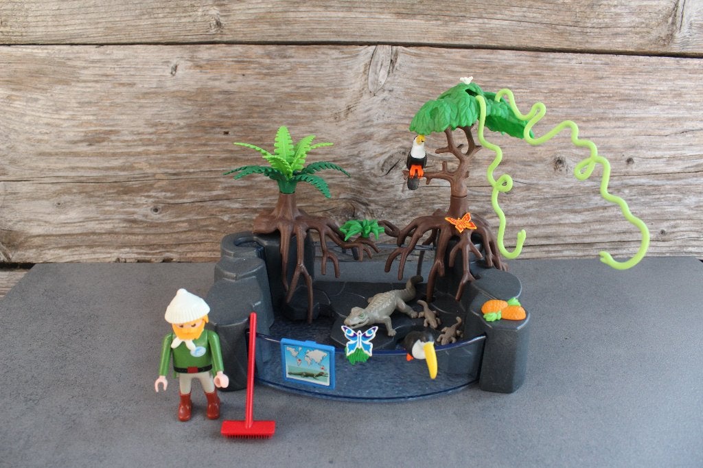 Playmobil 4463 Kaaiman bassin, Ophalen of Verzenden, Zo goed als nieuw, Complete set