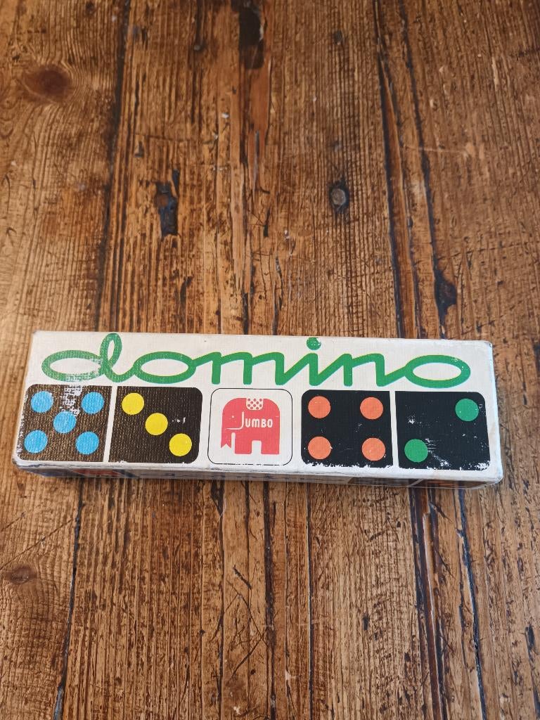 Domino 2x, Een of twee spelers, Ophalen of Verzenden, Gebruikt, Jumbo