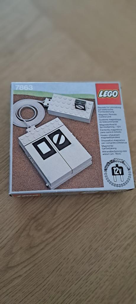 7863 Afstandsbediende puntmotor werkt ism met 7856 in doos, Compleet, Verzenden, Lego, Zo goed als nieuw
