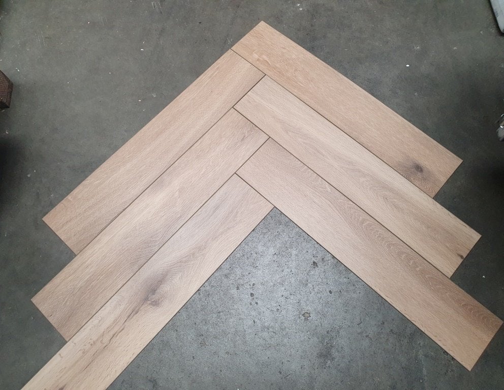 10 m2 Plak PVC Gelasta Callisto Visgraat 4202 Natural Oak, Huis en Inrichting, Stoffering | Vloerbedekking, Ophalen, Nieuw, Karst de Langestraat 16, 8281 JA Genemuiden