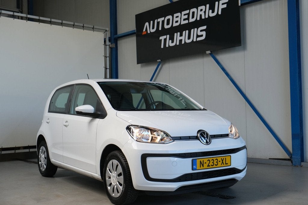 Volkswagen Up! 1.0 - N.A.P. Airco, 5 Deurs., Auto's, Gebruikt, 4 stoelen, Origineel Nederlands, Bedrijf