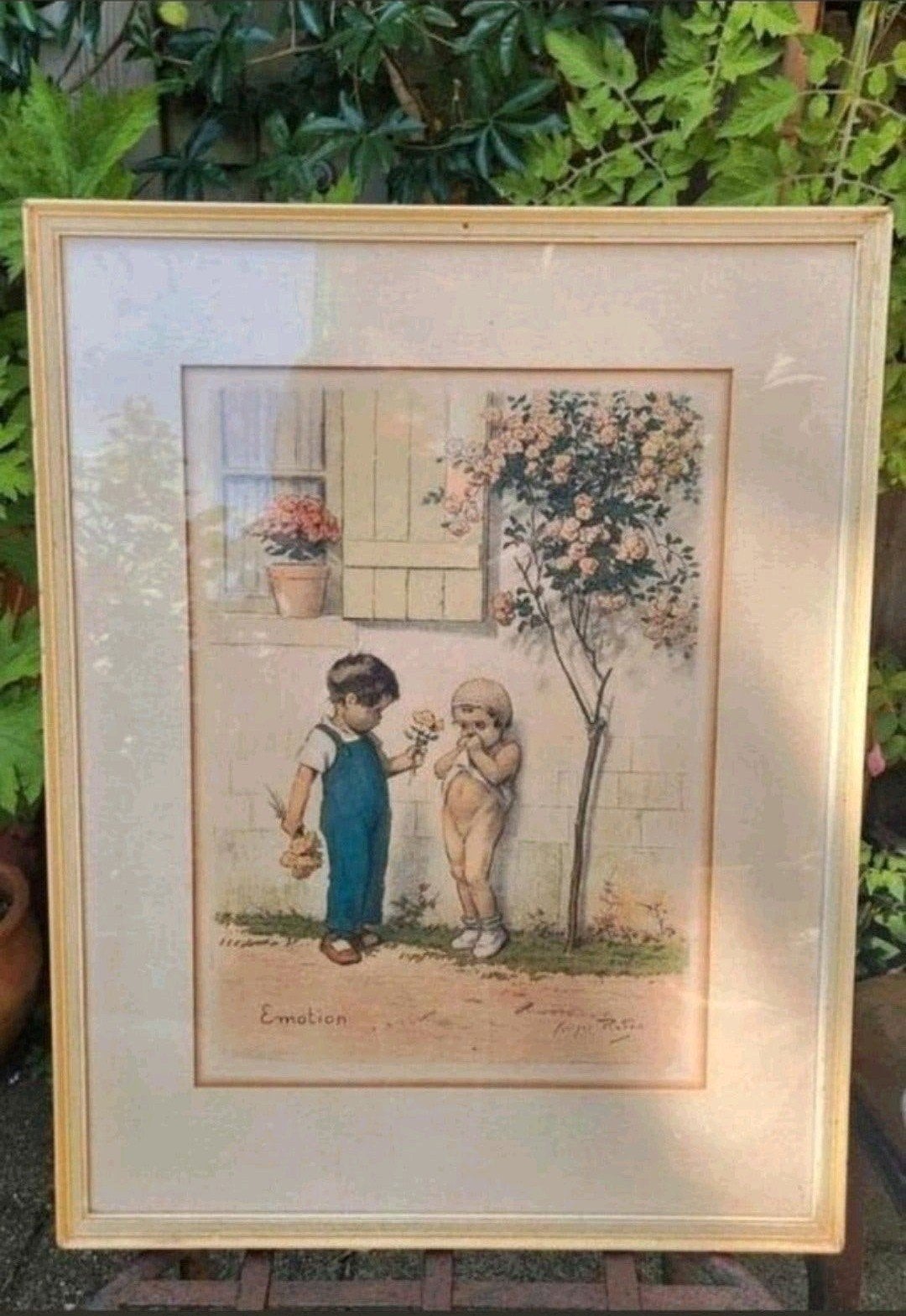 Vintage Georges Redon
Emotion
42x54 cm. Ingelijst, Ophalen of Verzenden