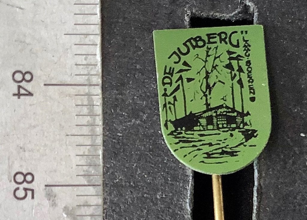 speld, Laag Soeren, de Jutberg (AW, Ophalen of Verzenden, Gebruikt, Overige onderwerpen, Speldje of Pin