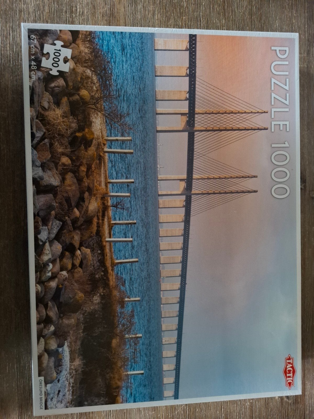 Puzzel Öresund Bridge 1000 stukjes - Tactic, Ophalen of Verzenden, 500 t/m 1500 stukjes, Nieuw, Legpuzzel