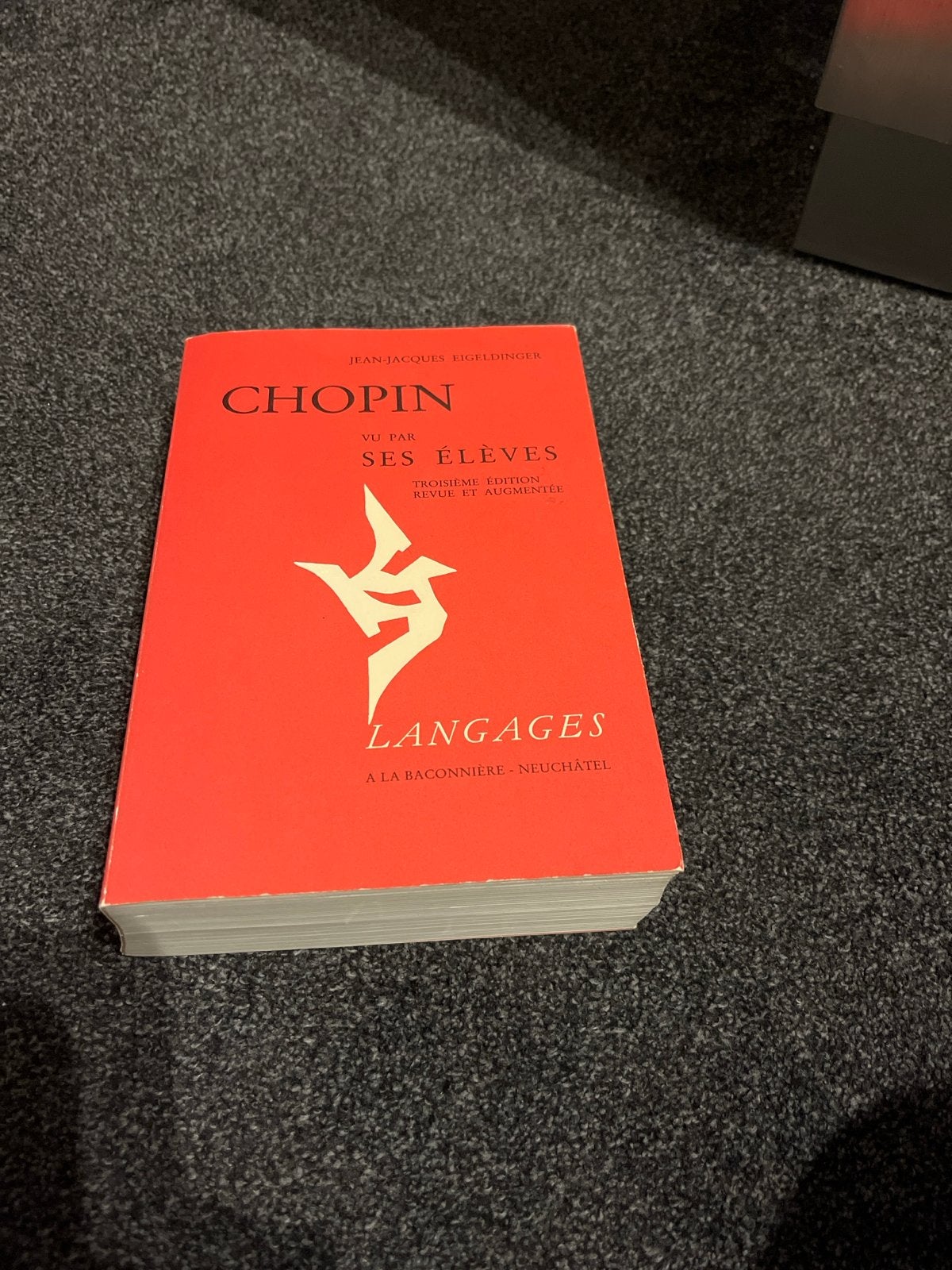 Chopin vu par ses élèves - Jean-Jacques Eigeldinger, Ophalen of Verzenden, Gelezen, Artiest