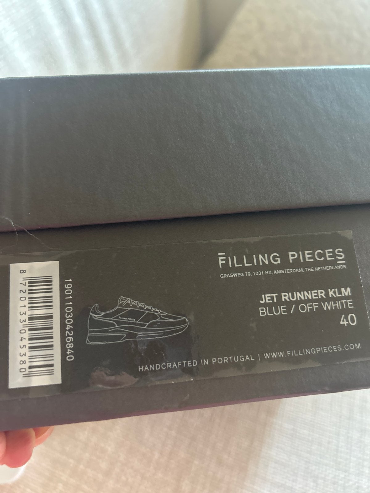 Nieuwe KLM x Filling Pieces sneakers maat 40, Kleding | Heren, Schoenen, Ophalen of Verzenden, Nieuw, Blauw, Sneakers of Gympen