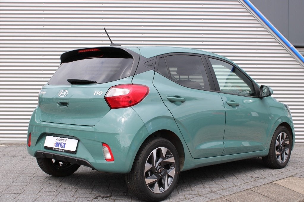 Hyundai i10 1.0 Comfort Smart | Lichtmetalen velgen | Airco, Auto's, Dealer onderhouden, Stof, Zwart, 899 kg