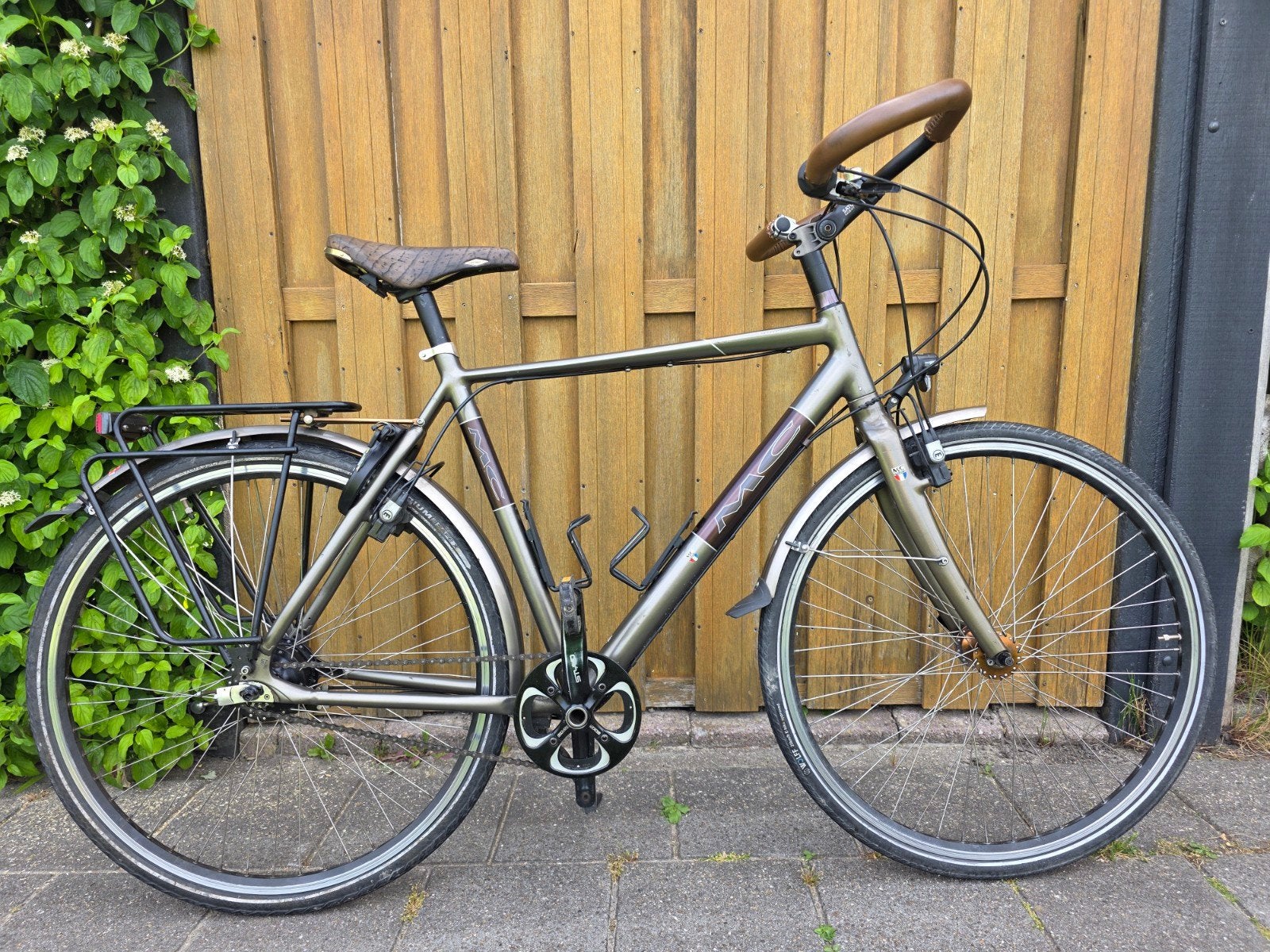 57cm MC heren sportvakantifiets met 14 Rohloff versnellingen, Gebruikt, Velgrem, Versnellingen, 57 tot 61 cm
