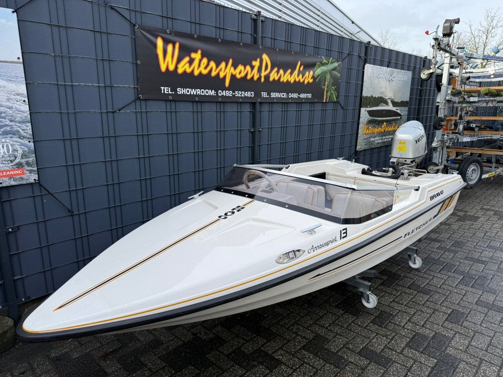 Fletcher Arrowsprint 13, Watersport en Boten, Speedboten, 50 cm, Overige merken, Gebruikt, 4 m