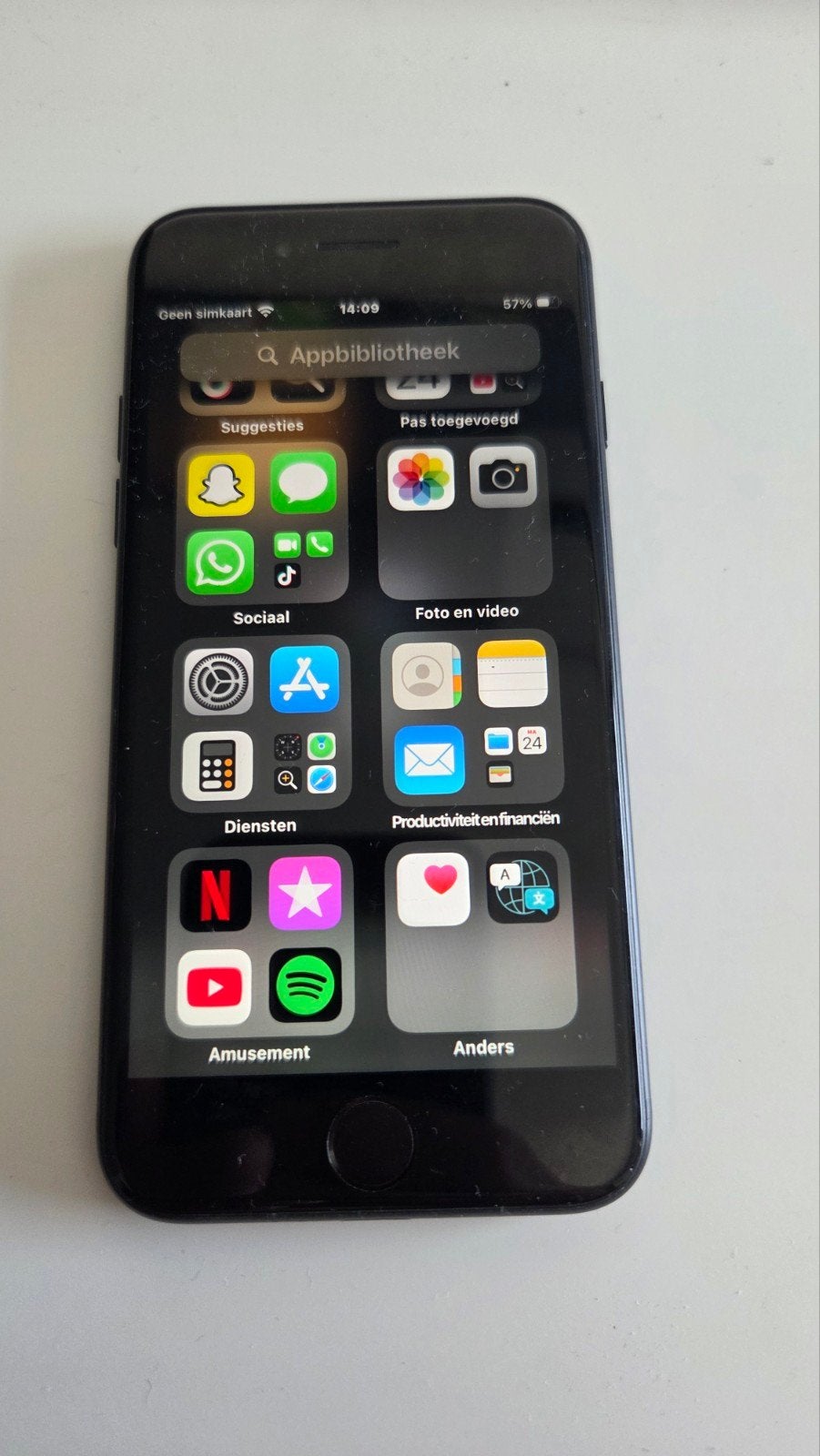 iPhone 7 Zwart 32GB - Goede staat, Telecommunicatie, Mobiele telefoons | Apple iPhone, Gebruikt, Zwart, 32 GB, Ophalen of Verzenden
