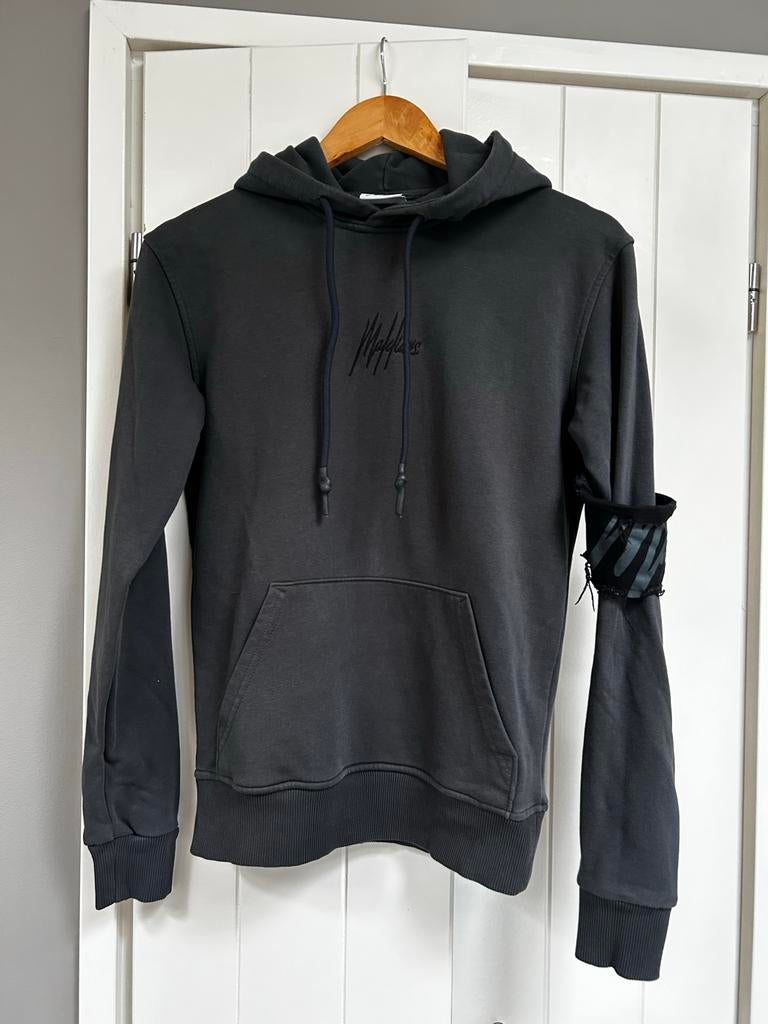 Malelions hoodie donkergrijs XXS, Ophalen of Verzenden, Gedragen, Maat 46 (S) of kleiner, Grijs