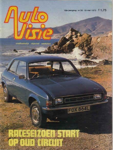 Autovisie 20 1973 : Mazda 1000C - Opel Rekord 1900, Ophalen of Verzenden, Gelezen, Algemeen