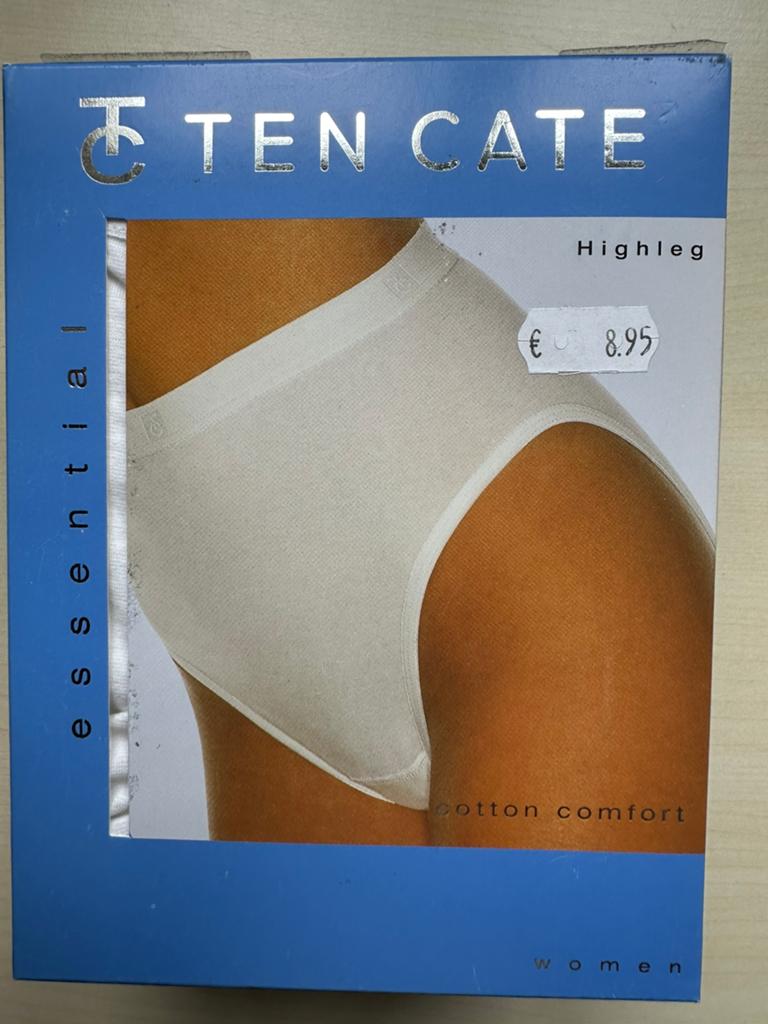 Ten Cate highleg damesslips maat XL wit, Ophalen of Verzenden, Wit, Slip