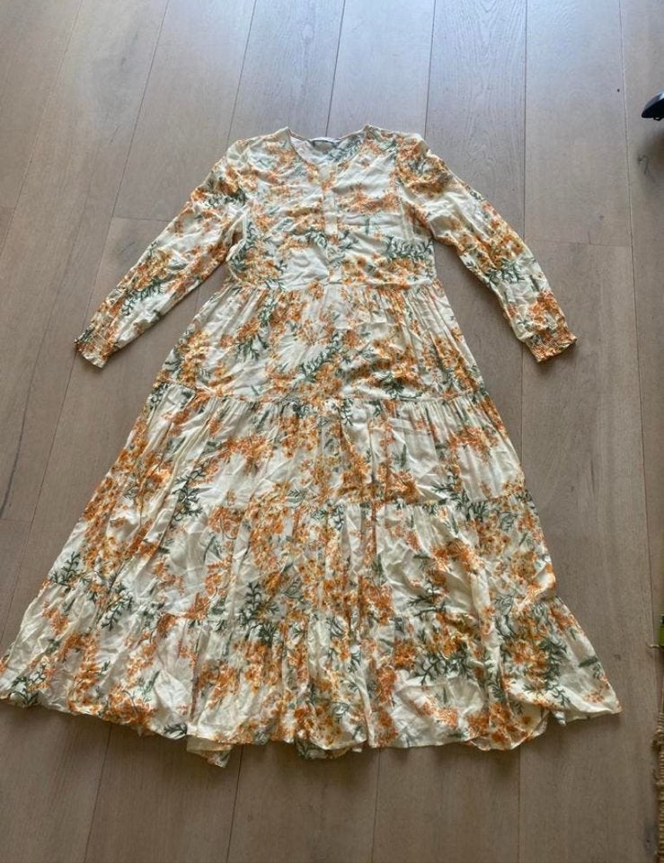 Zara M jurk, Kleding | Dames, Jurken, Maat 38/40 (M), Wit, Ophalen of Verzenden, Zo goed als nieuw