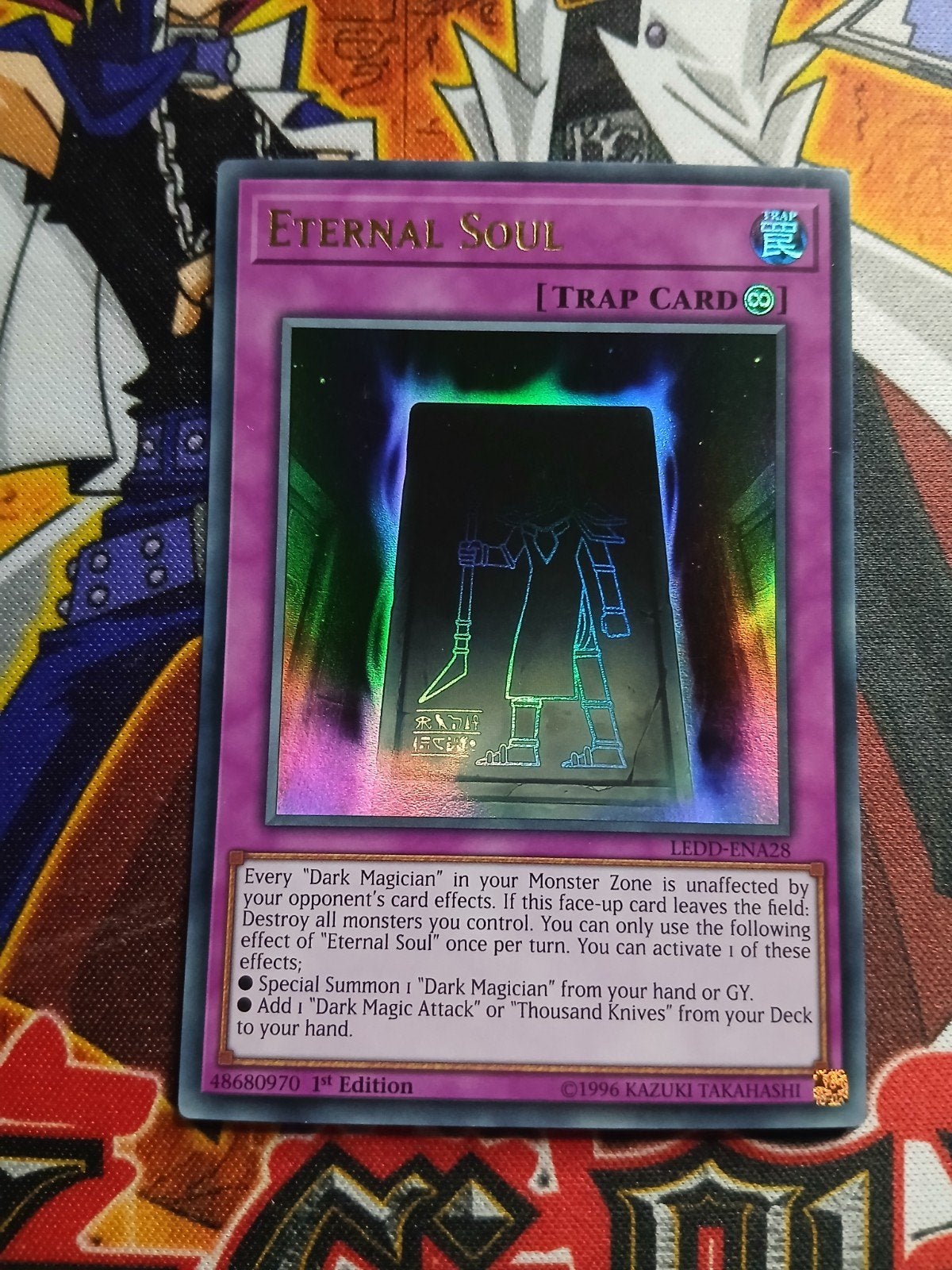 Eternal Soul - Ultra Rare LEDD - Yu-Gi-Oh, Ophalen of Verzenden, Zo goed als nieuw, Foil