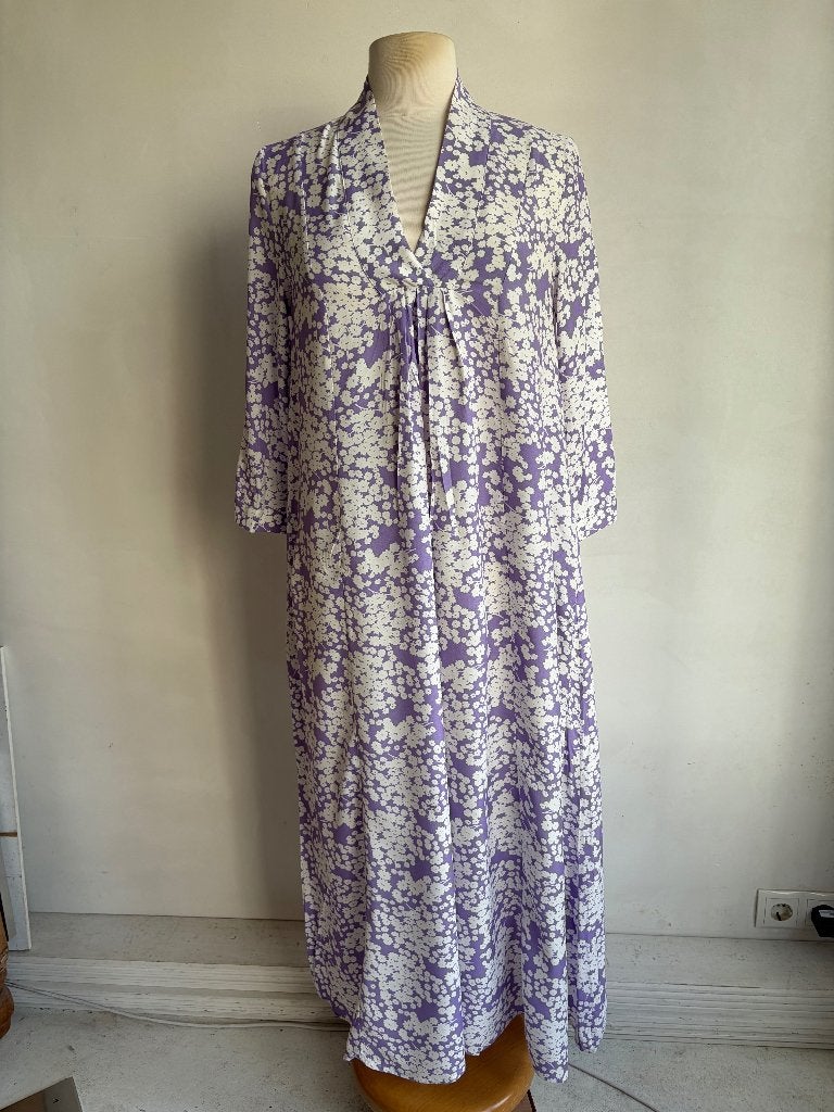 jcsophie maxi jurk wit Lila, Verzenden, Paars, JcSophie, Zo goed als nieuw