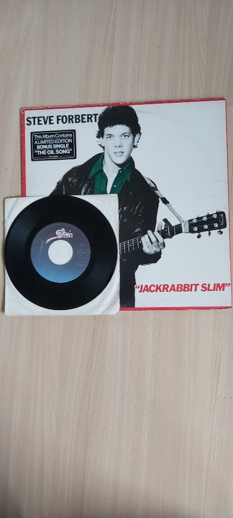 Steve Forbert Jackrabbit Slim LP( incl de SG The Oil Song), Cd's en Dvd's, Vinyl | Pop, Gebruikt, Ophalen of Verzenden, 1970 - 1979