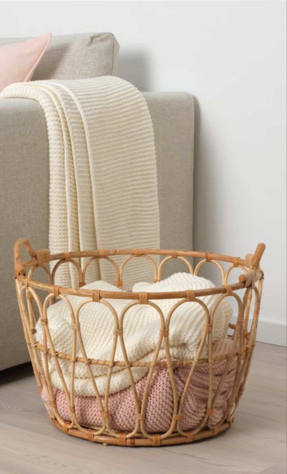 SNIDAD Mand, rotan, 54x39 cm, Ophalen