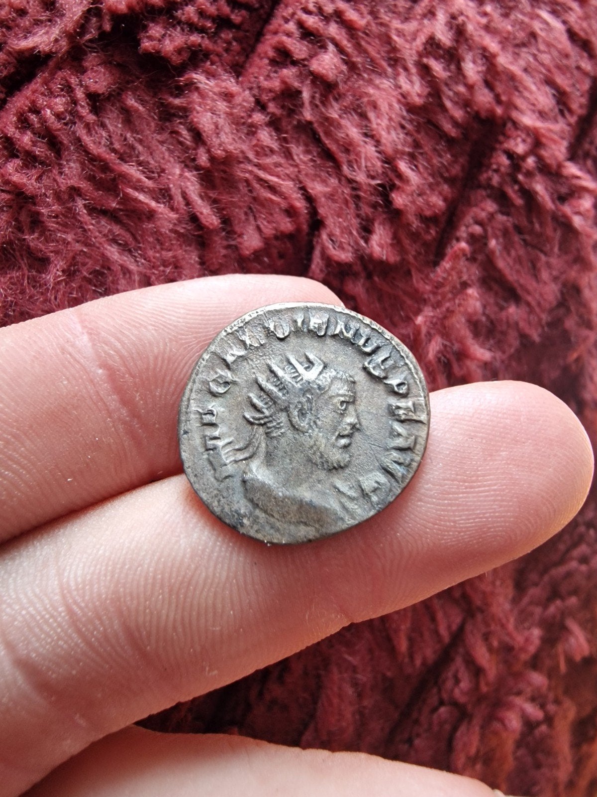 Zilveren Romeinse munt, Ophalen of Verzenden, Overige landen
