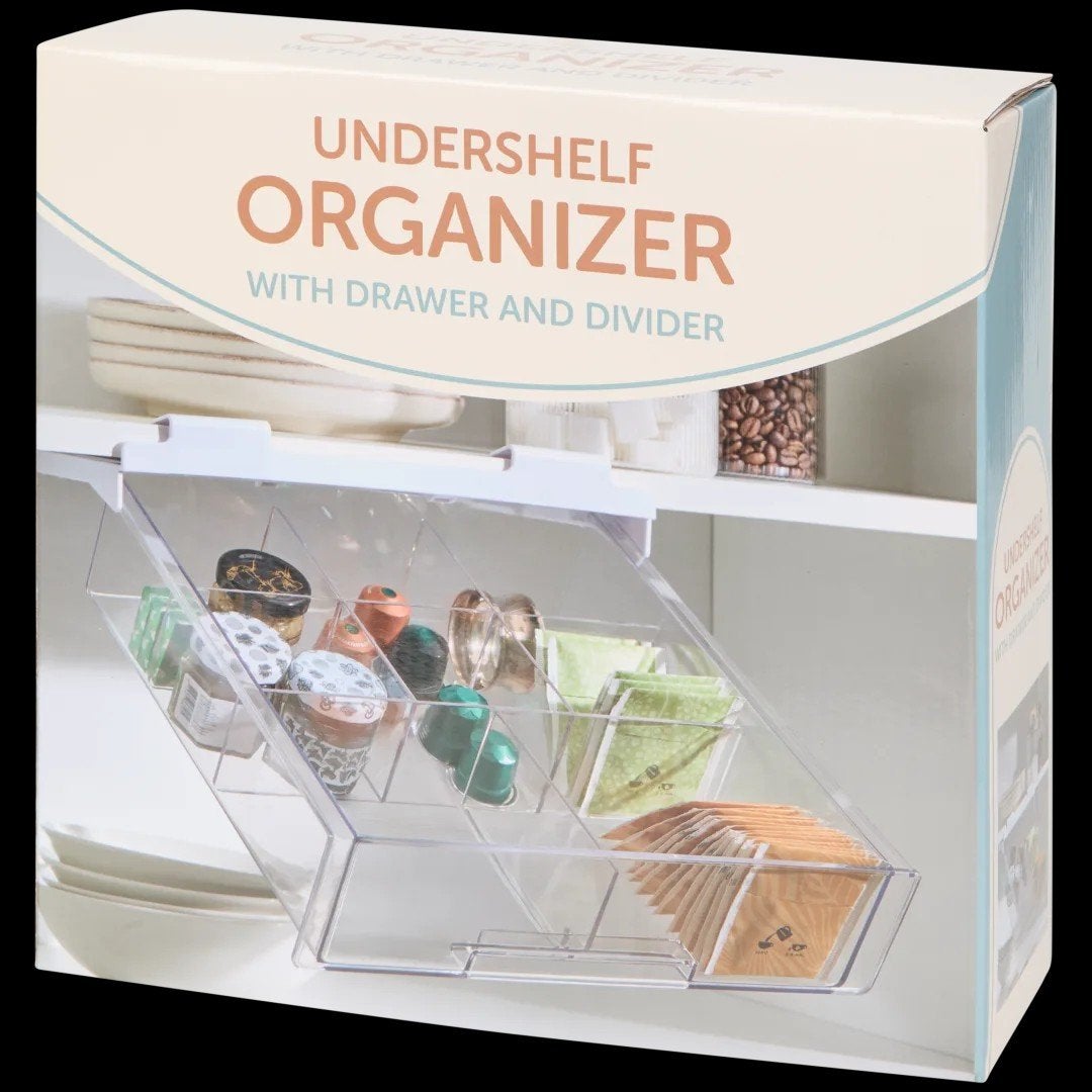 💥 Onder Plank Keuken Organizer met Lade en Vakverdeling, Overige typen, Ophalen, Nieuw, Kunststof