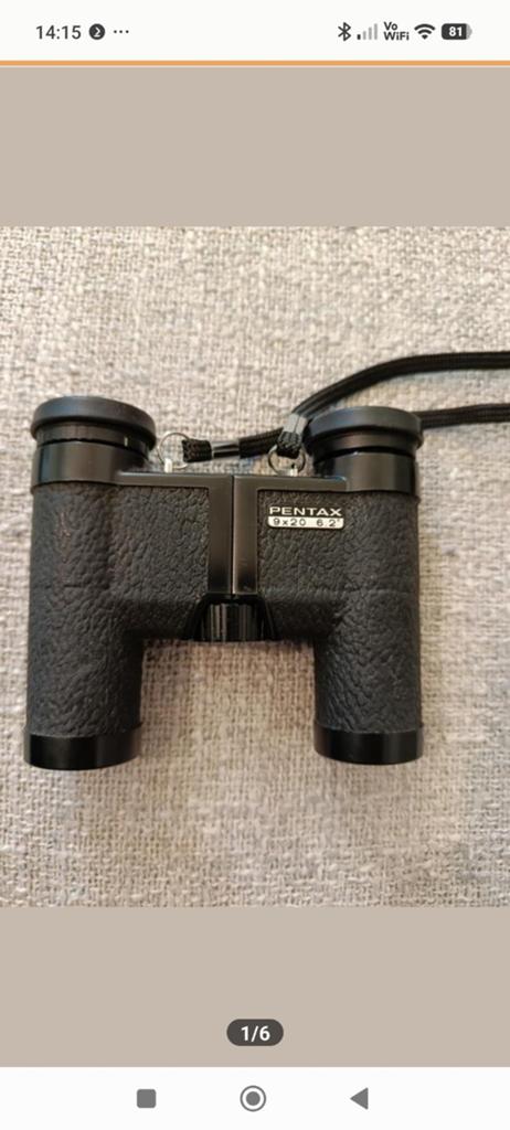 Pentax Verrekijker 9x20 - Zo goed als nieuw, Audio, Tv en Foto, Optische apparatuur | Verrekijkers, Ophalen of Verzenden, Zo goed als nieuw
