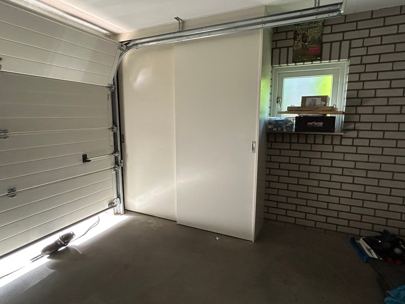 Kast met schuifdeur en planken, Ophalen, Gebruikt