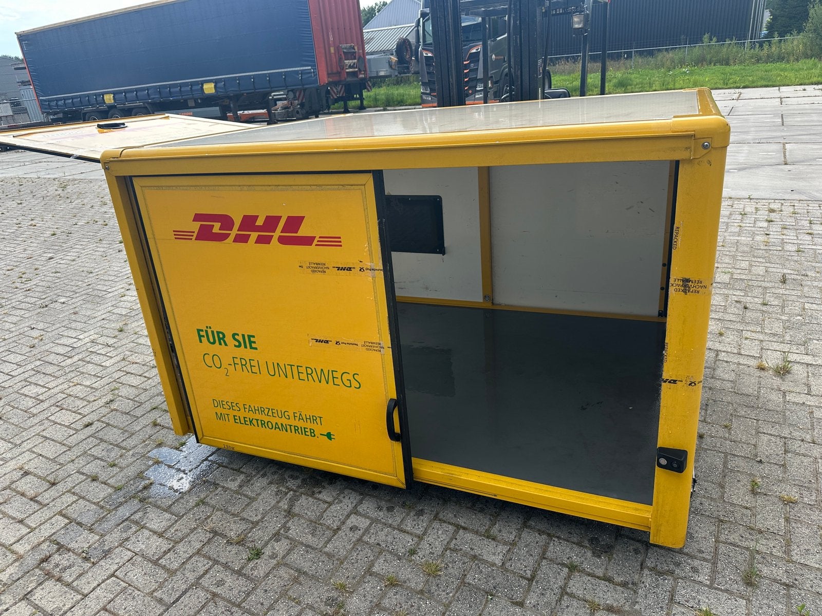 Lichtgewicht opbouw transport box, Ophalen