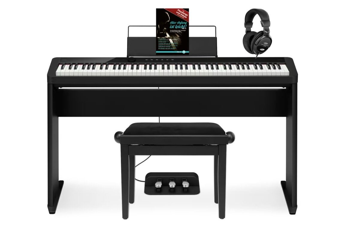 Digitale PIANO Casio PX-S1100 met Koptelefoon en Bankje., Ophalen, Zwart, Digitaal, Nieuw