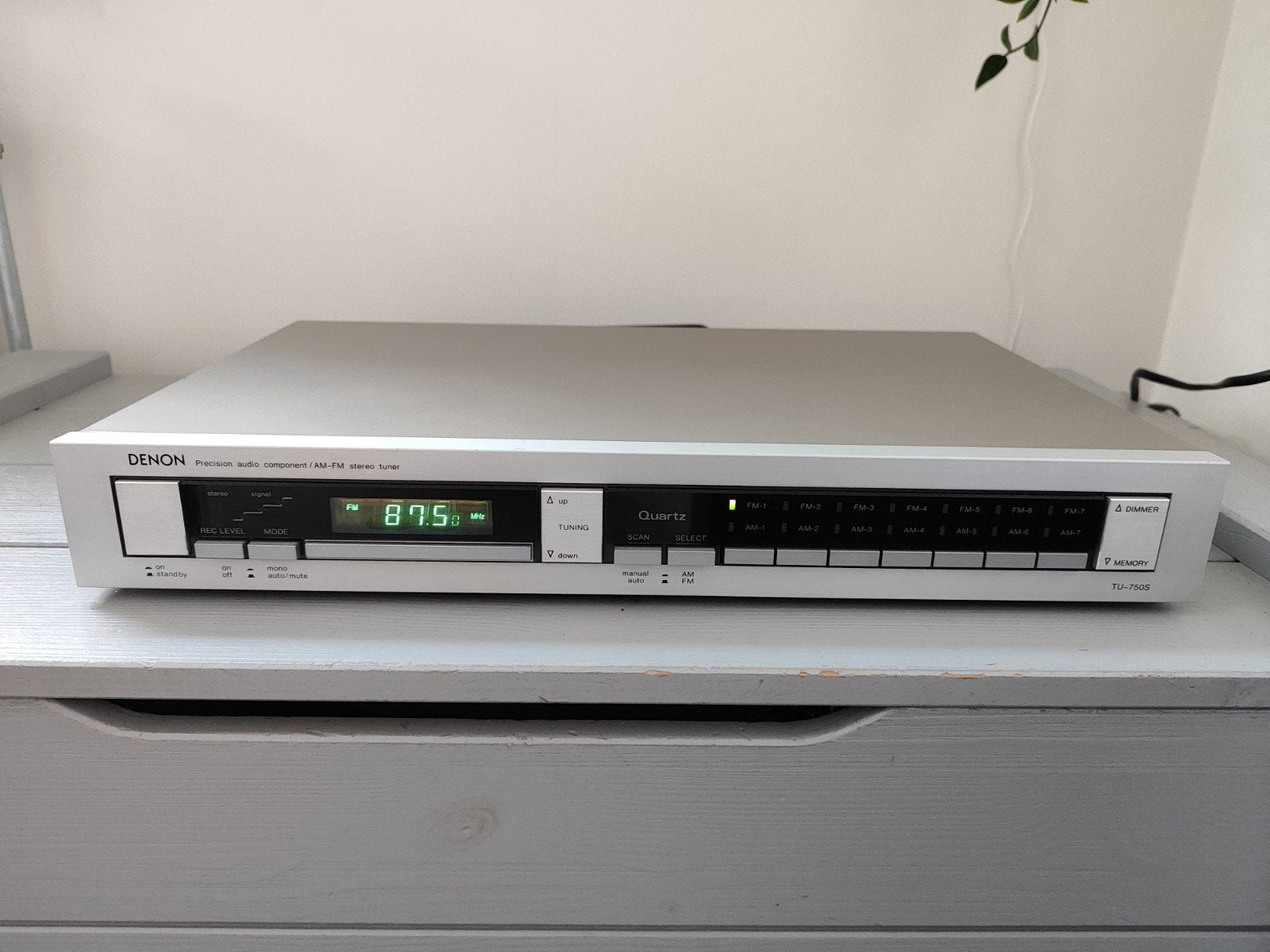 Denon TU-750S tuner, Audio, Tv en Foto, Ophalen, Gebruikt, Analoog