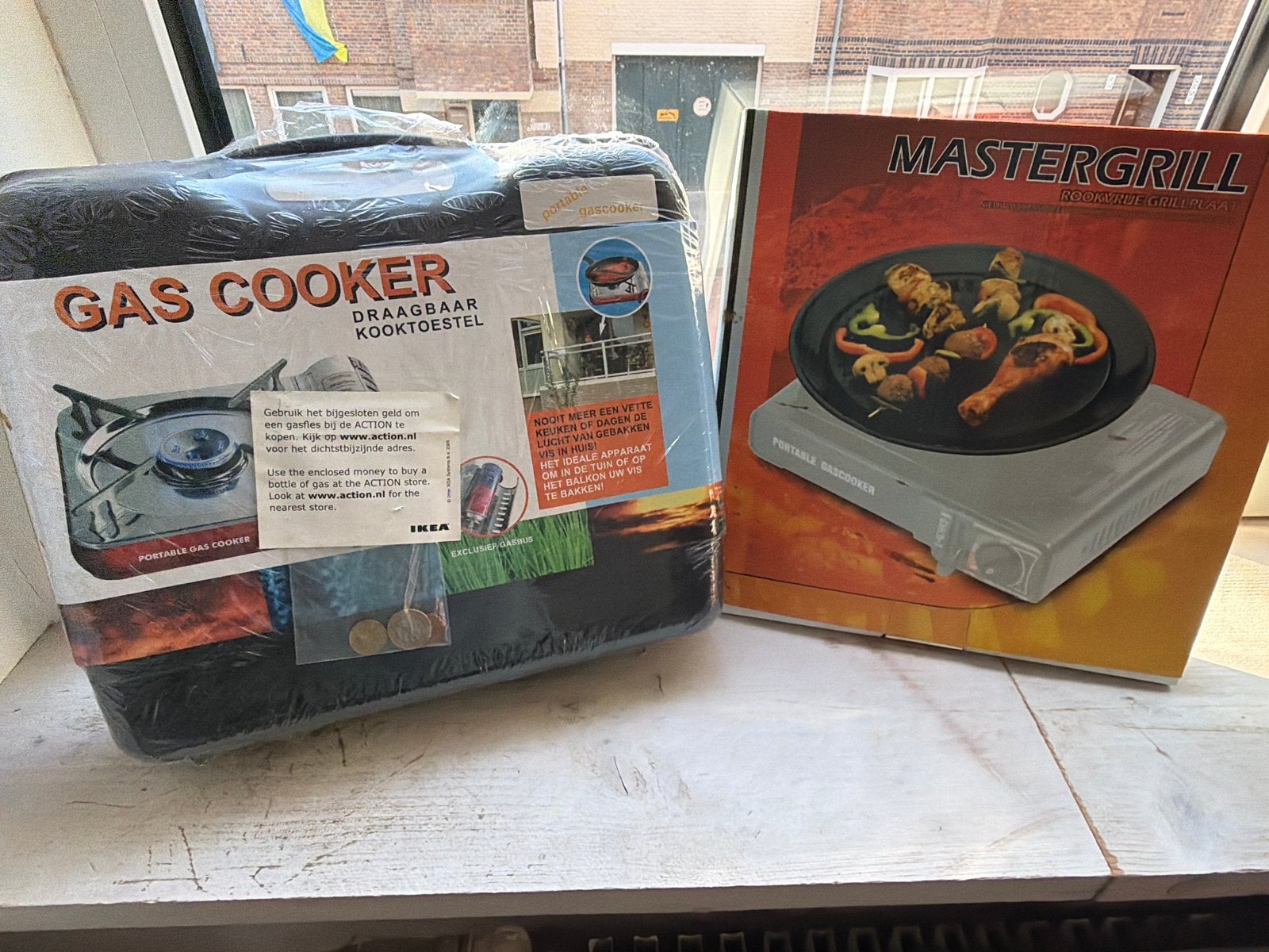 Nieuw Draagbaar Gas Kooktoestel & Mastergrill Rookvrije Gril, Ophalen, Nieuw