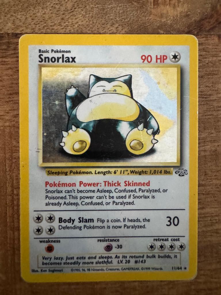 Pokémon Kaart: Snorlax (Basic Pokémon, 90 HP), Ophalen of Verzenden, Losse kaart