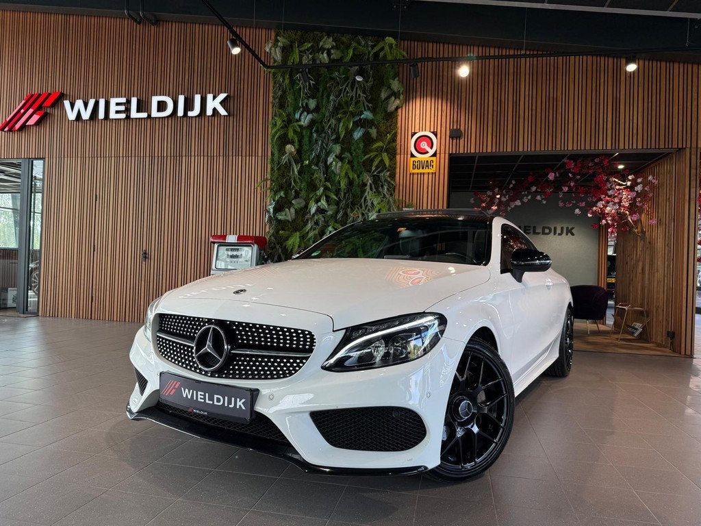 Mercedes-Benz C-klasse Coupé 180 Premium Plus Panorama Schu, Automaat, Achterwielaandrijving, 4 stoelen, Wit