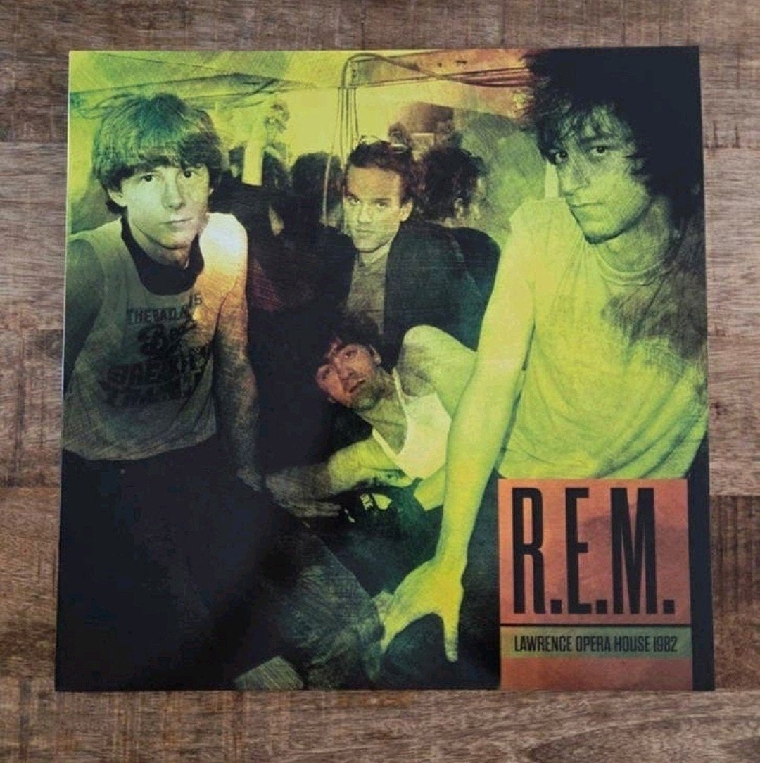 Lp R.E.M lawrence opera house 1982, Cd's en Dvd's, Vinyl | Rock, Ophalen of Verzenden, Zo goed als nieuw, 12 inch
