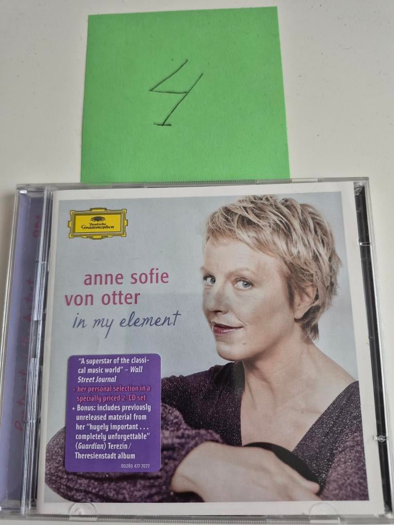 Anne Sofie von Otter - In My Element (2CD), Boxset, Modernisme tot heden, Ophalen of Verzenden, Zo goed als nieuw