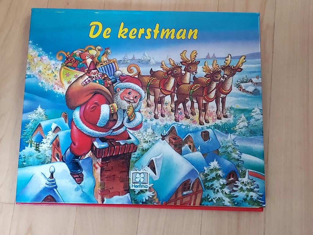 Pop-Up boek - De kerstman. In hele mooie staat., Ophalen of Verzenden, Zo goed als nieuw