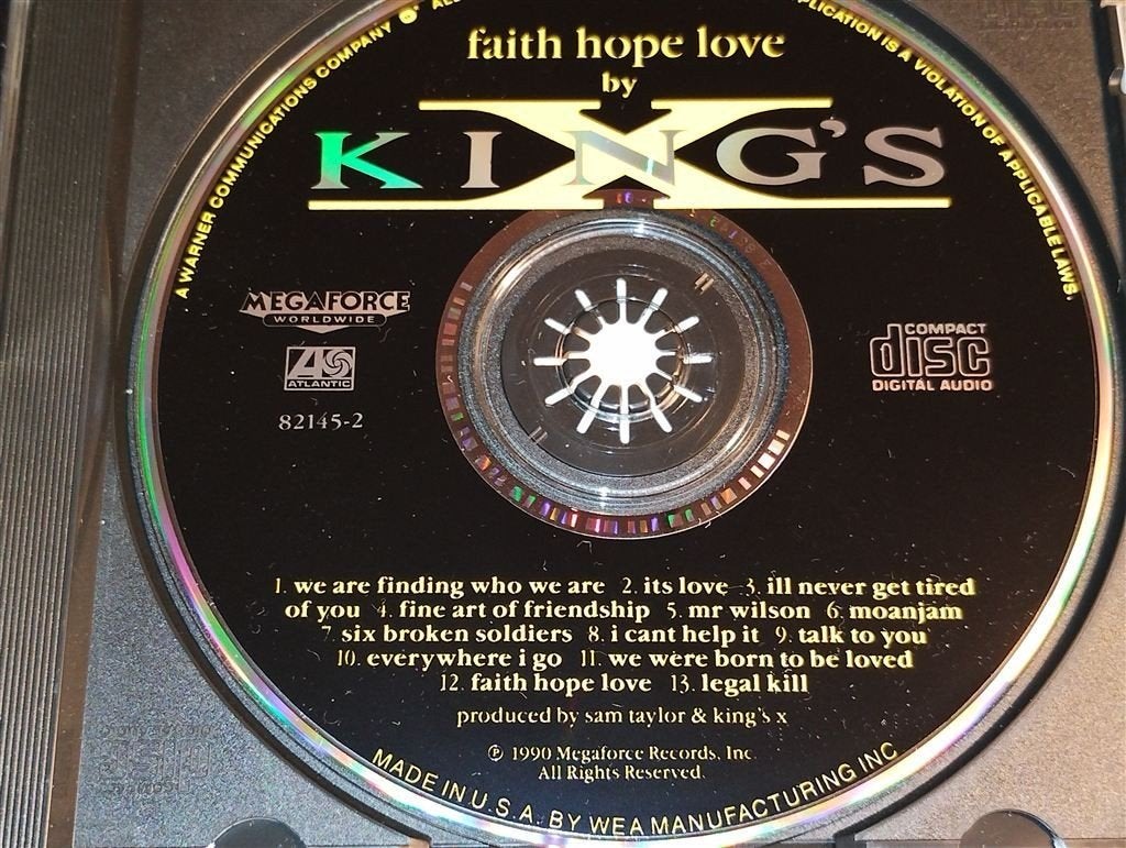 King's X - Faith Hope Love, Cd's en Dvd's, Cd's | Hardrock en Metal, Ophalen of Verzenden, Zo goed als nieuw