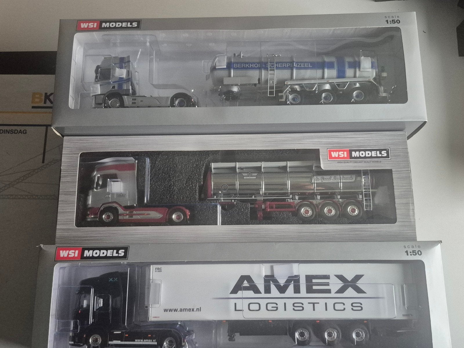 div tekno wsi modellen, Ophalen of Verzenden, Zo goed als nieuw, Bus of Vrachtwagen, Tekno
