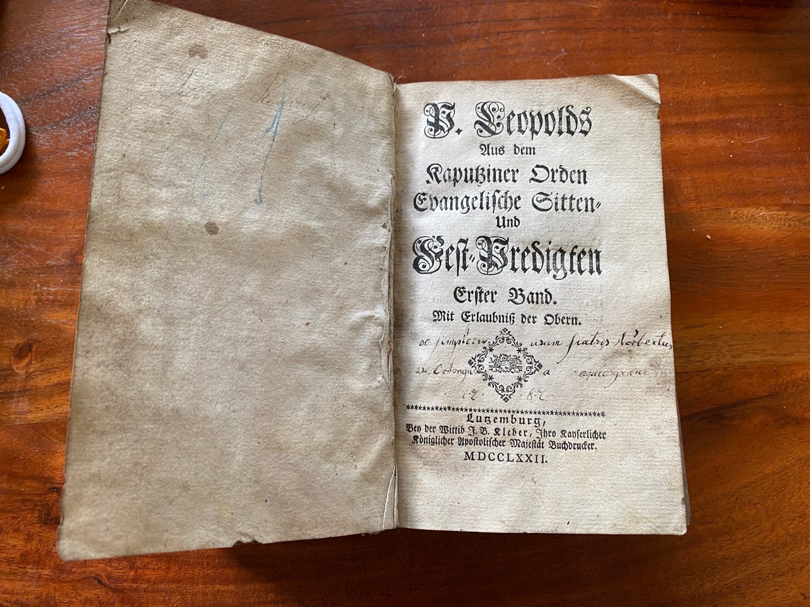 1772 Evangelische zeden en feestpreken. Deel 1 en 2 gebonden, Antiek en Kunst, Ophalen of Verzenden