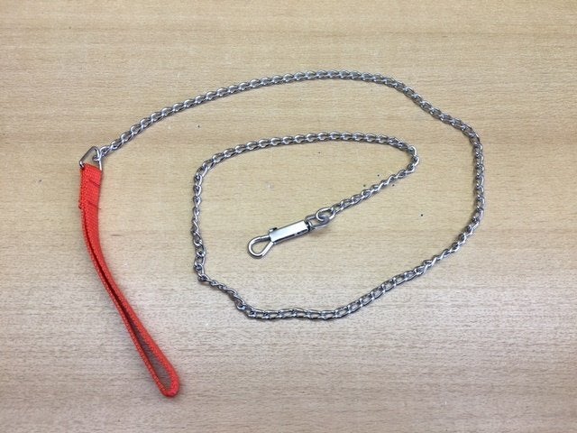 Hondenketting 120cm licht model met musketon haak., Eddiys, Espel, Nieuw, Info@eddiys.eu